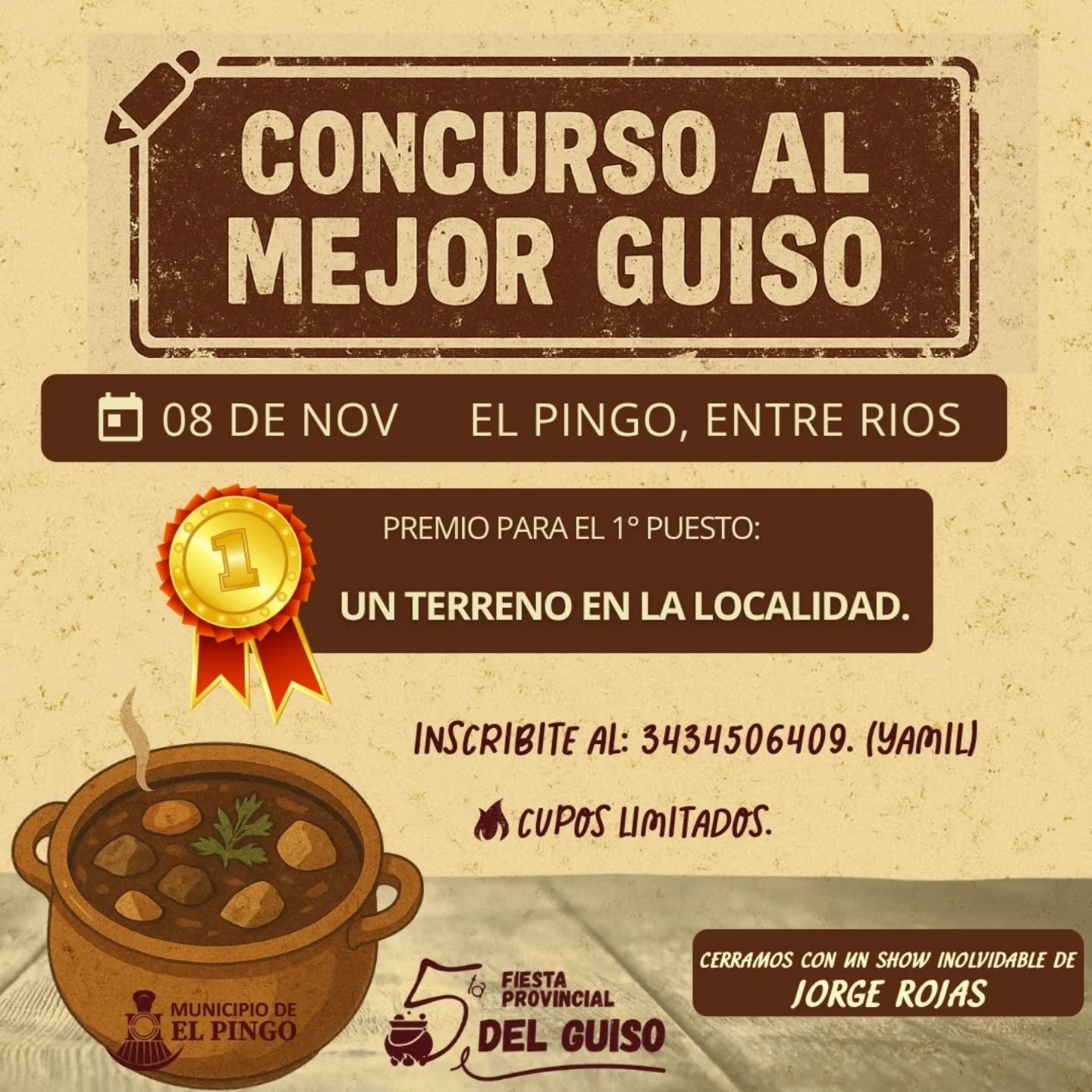 Inscripciones abiertas al Concurso al Mejor Guiso