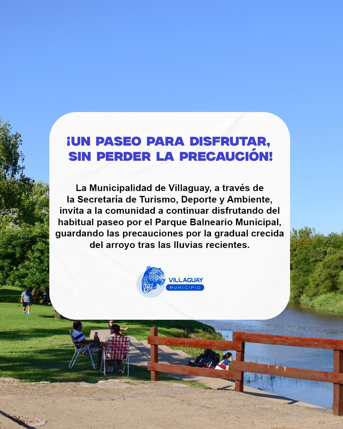 Un paseo para disfrutar, sin perder la precaución