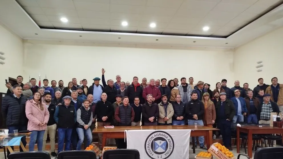 Luciano Challio fue reelecto como vicedirector de la Federación Agraria en Entre Ríos