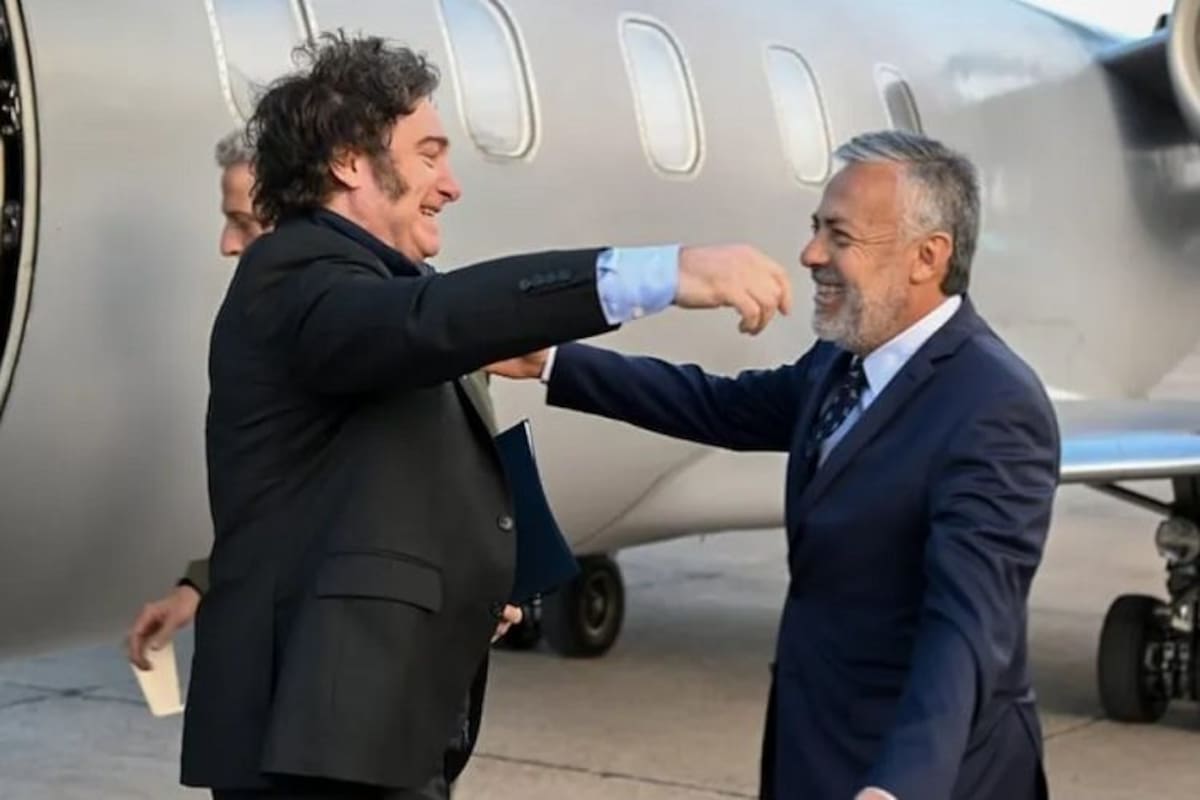 Alianza. Javier Milei y Alfredo Cornejo sellaron un acuerdo electoral en Mendoza y competirán con sello libertario