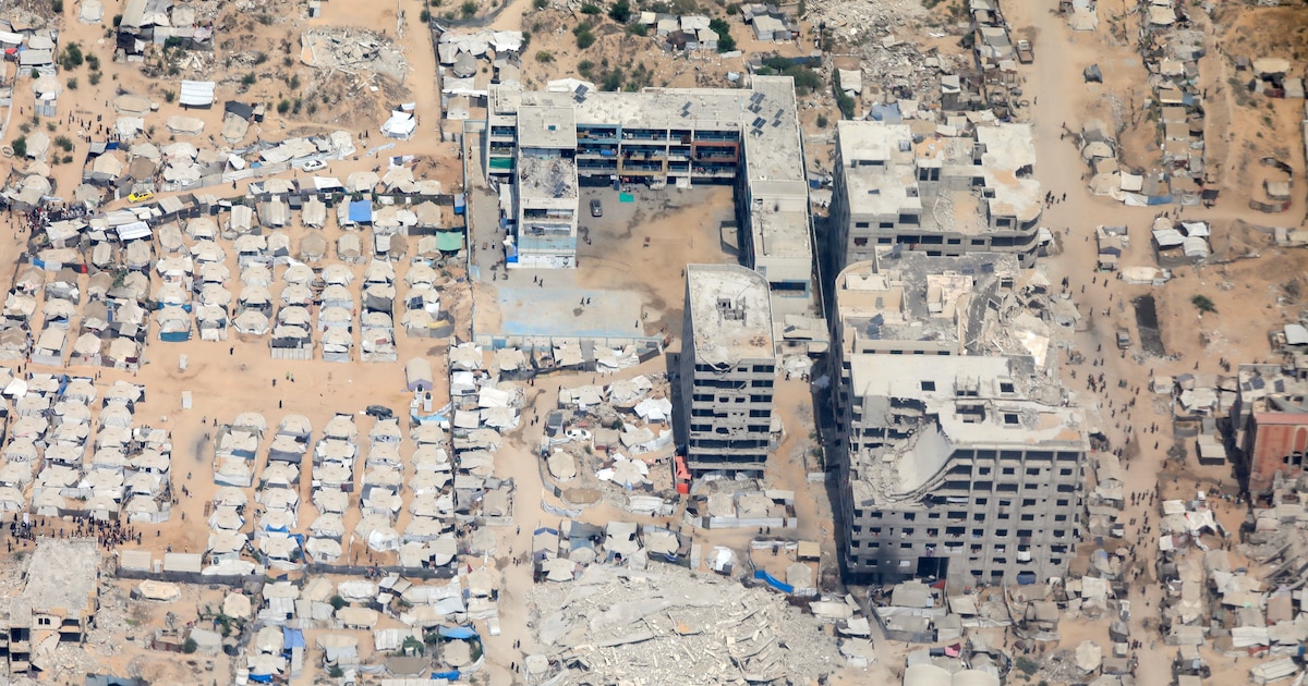 Gaza: devastación en imágenes aéreas que muestran el impacto de meses de bombardeos en la región