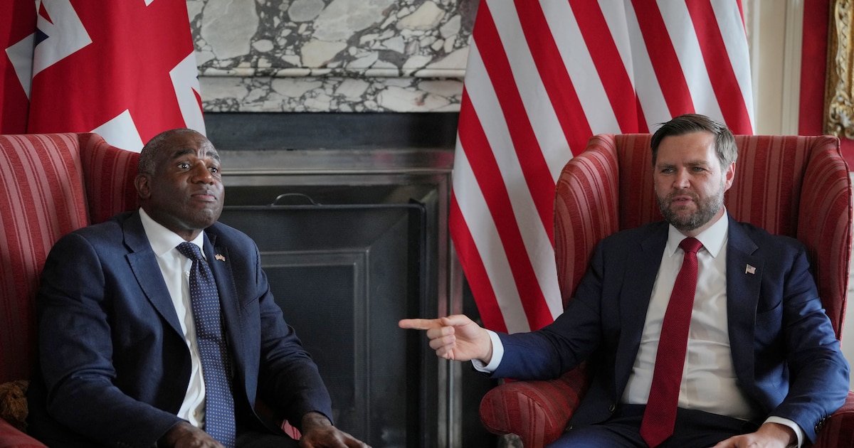 David Lammy y JD Vance examinan estrategias de paz en Ucrania con altos funcionarios de Kiev