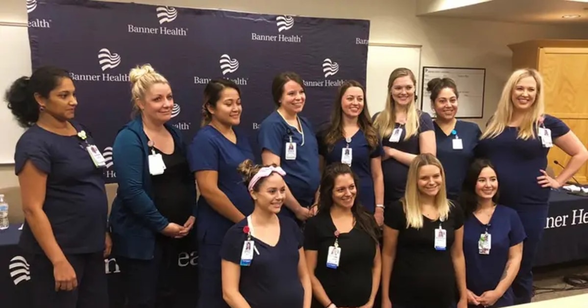 16 enfermeras embarazadas generan rumores de pacto secreto en un hospital de EE.UU. y desatan una ola de asombro