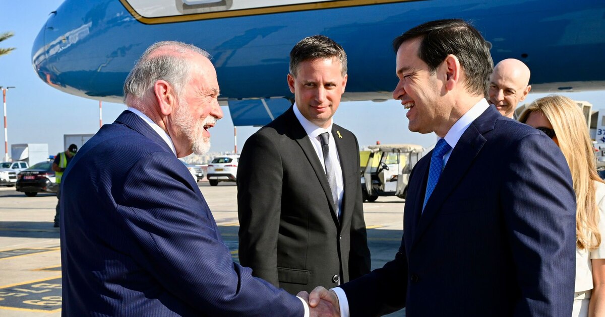 Marco Rubio visita Israel para dialogar con Benjamin Netanyahu sobre la situación en Gaza