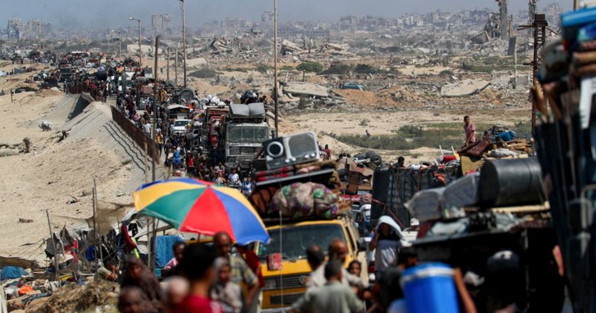 Papa denuncia condiciones inaceptables para desplazados en Gaza en medio del éxodo humanitario