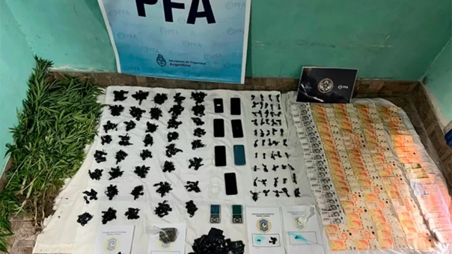 Cuatro detenidos por tráfico de drogas en la zona sur de Paraná