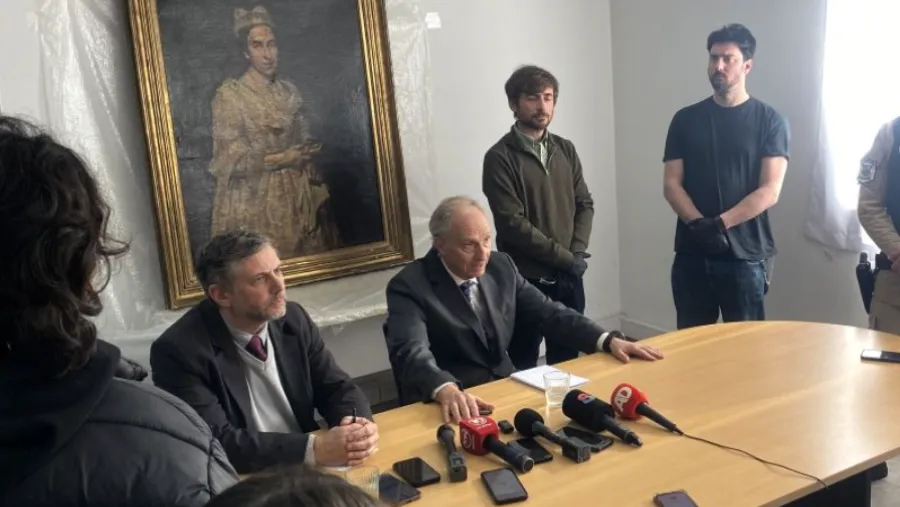 Pintura robada por el nazismo entregada a la Fiscalía y asegurada tras su rescate