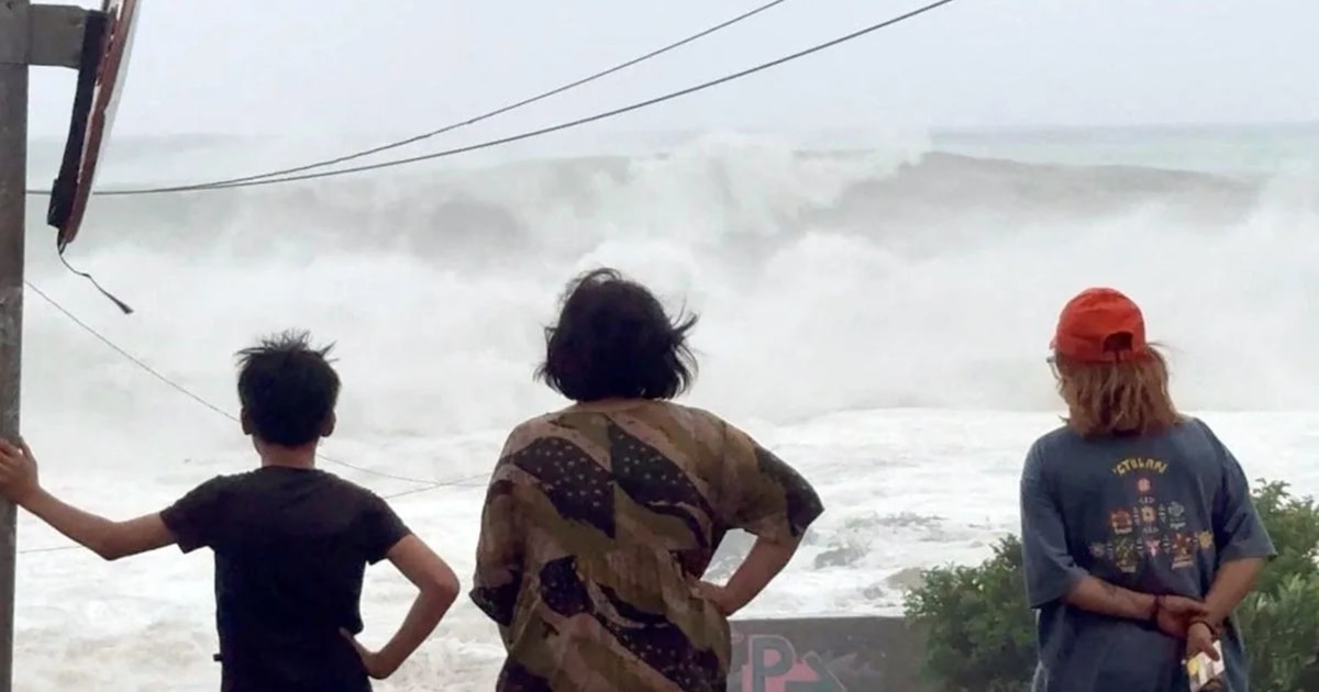 La Estación Espacial Internacional captó impactante imagen satelital del avance del tifón Ragasa