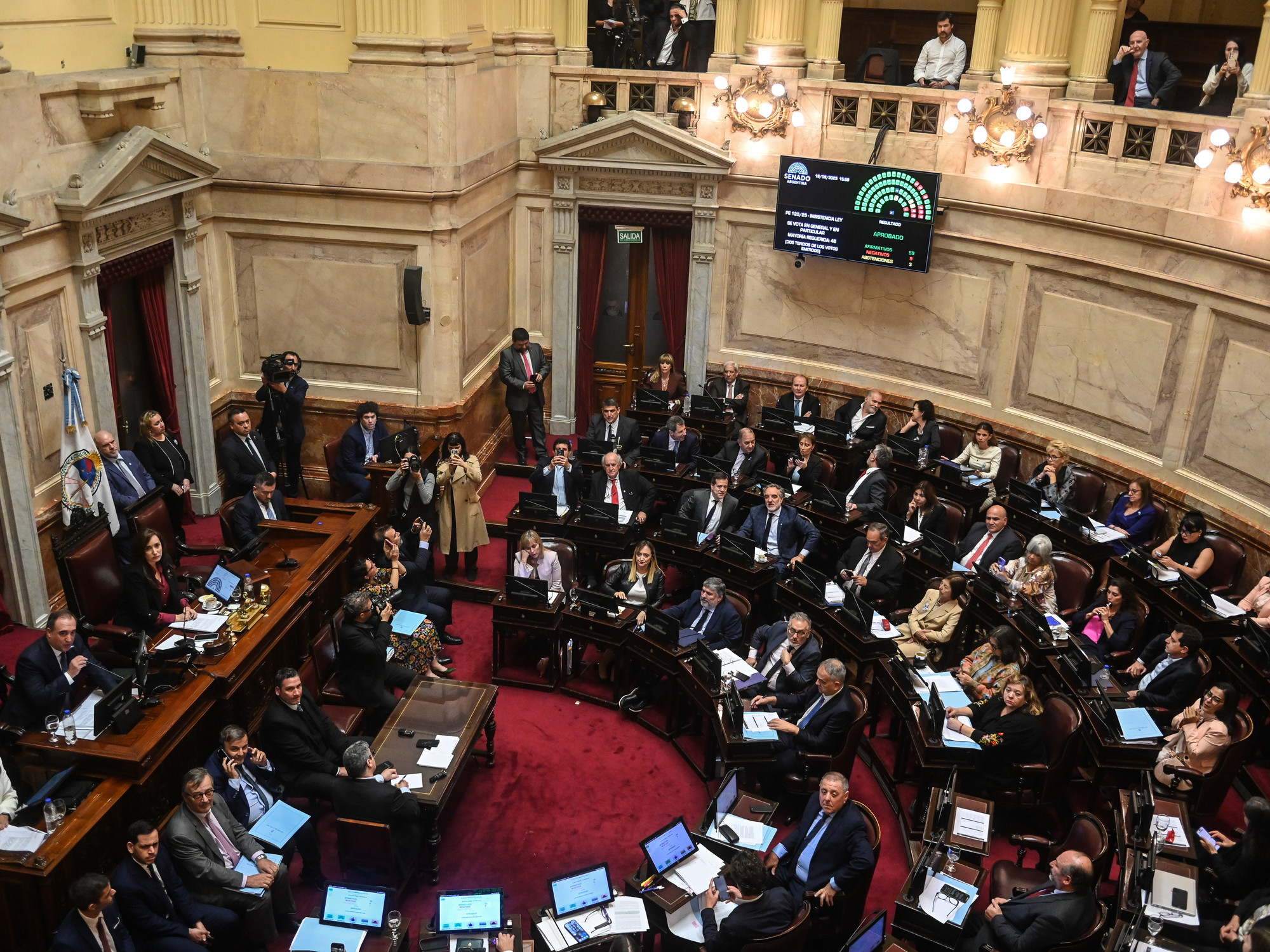 Ahora la oposición en el Senado rechazó el veto al reparto de ATN a las provincias