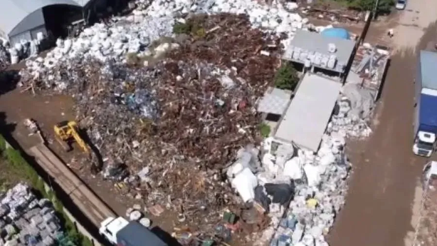 Embargo y relevamiento de residuos en chatarrería asociada a las hermanas Todoni