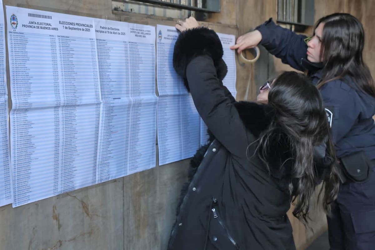 Listado de votantes. Se publicó el padrón electoral para las elecciones de octubre