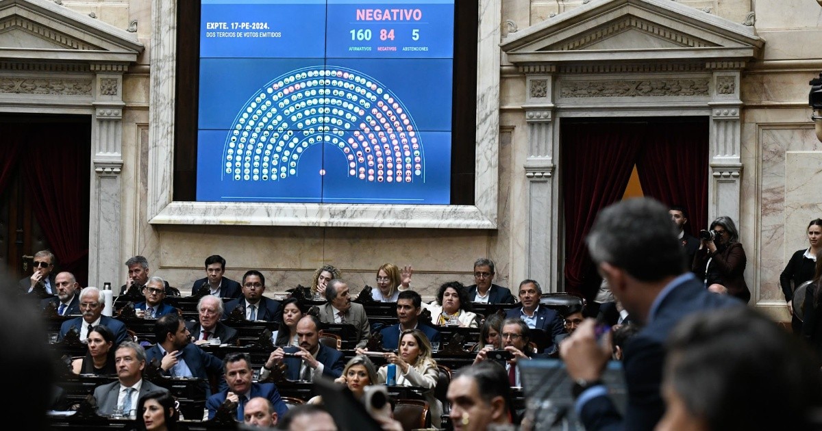 Diputados se prepara para una pulseada clave por los vetos de Milei