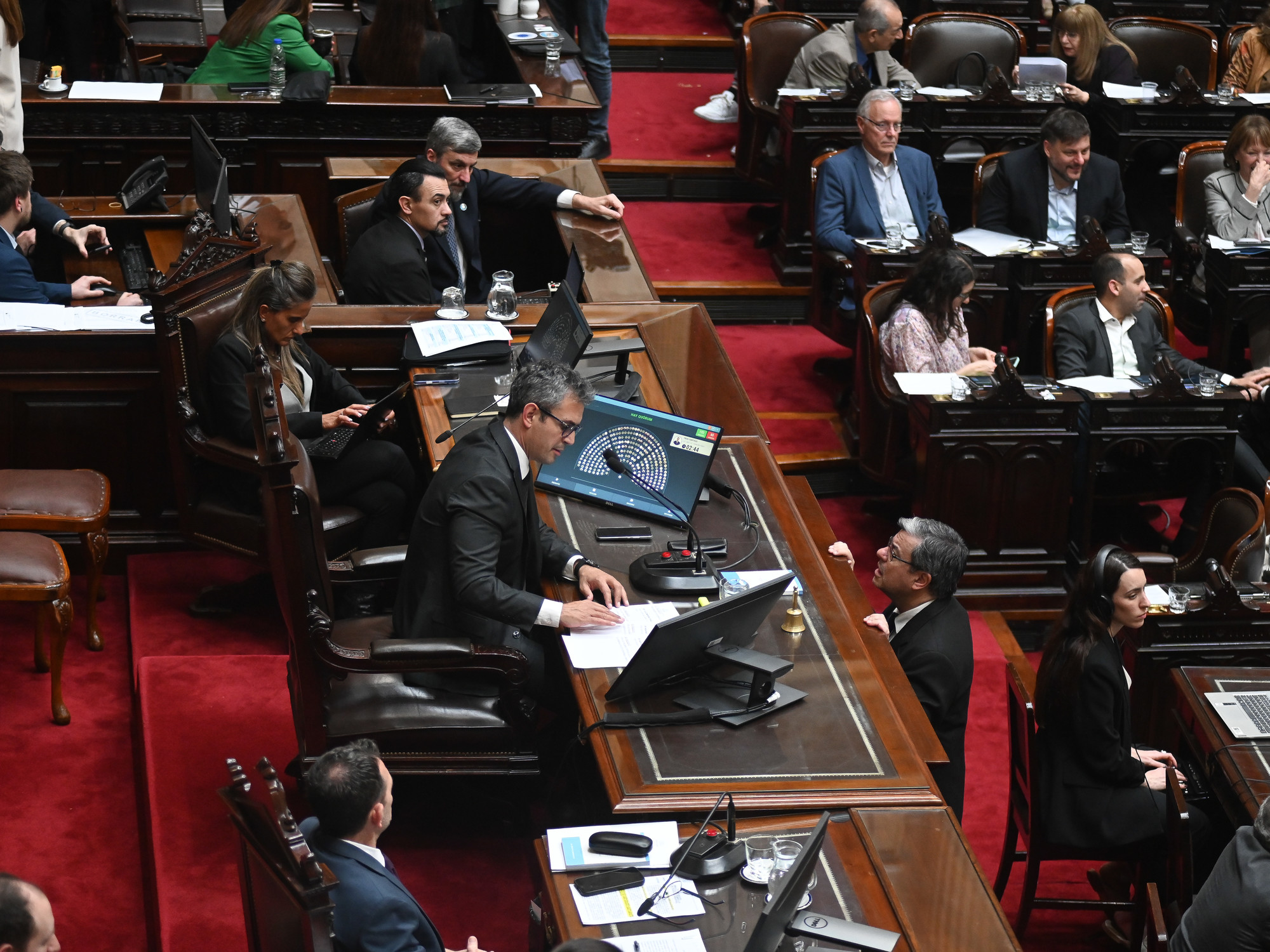 Cambio de bancas: el oficialismo apuesta al tercio para sostener los vetos de Milei en Diputados pero deberá seguir negociando leyes y el quórum