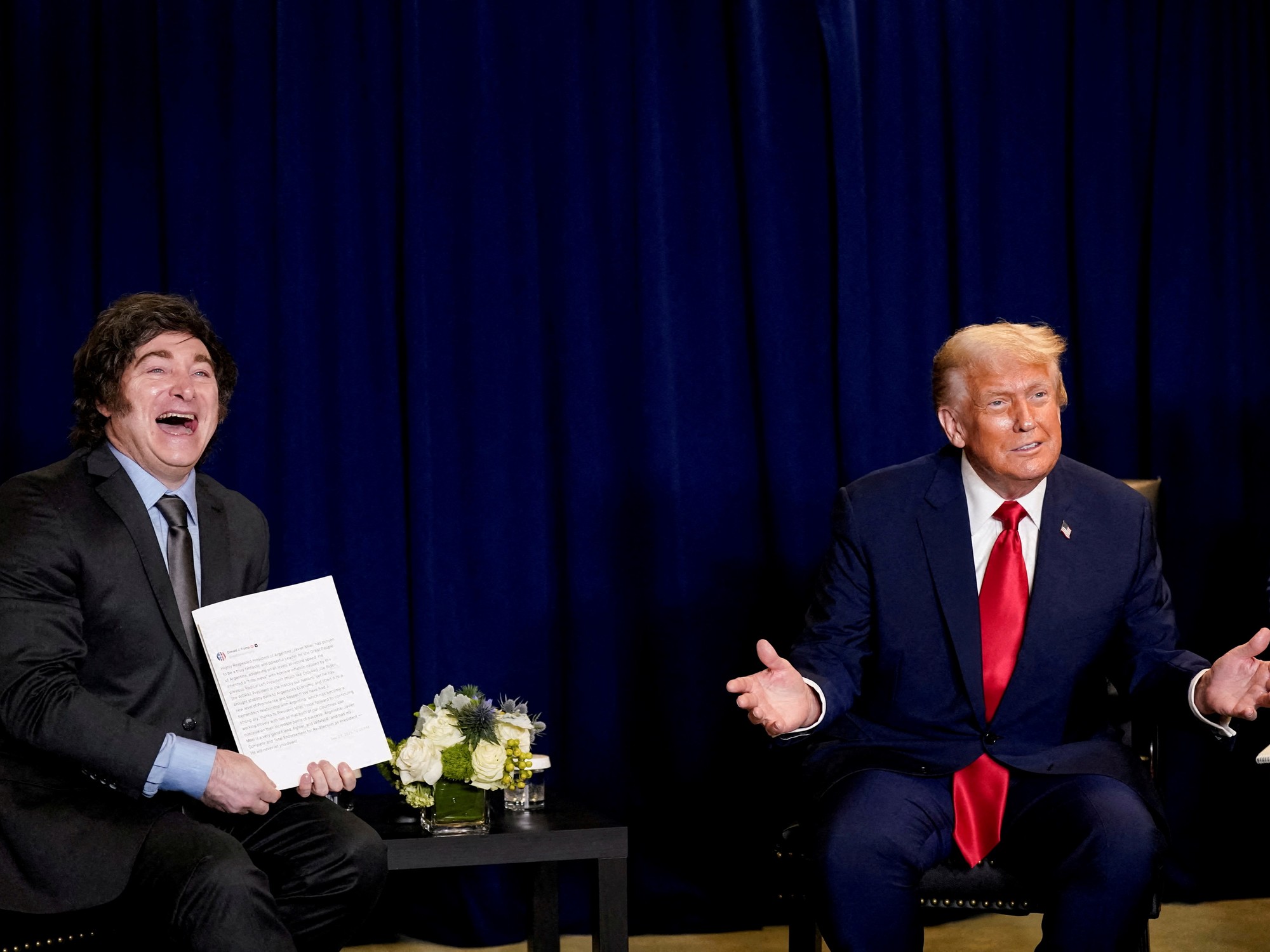 Milei se bajó de IDEA: afirman que el viaje a EE.UU. le impedirá llegar al cierre del Coloquio