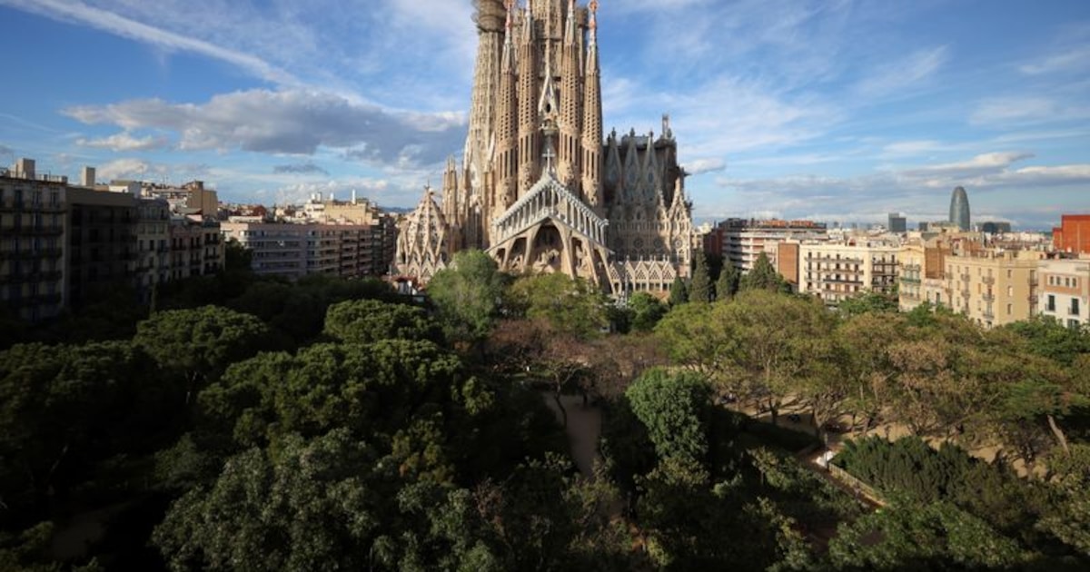 La Sagrada Familia, ahora el edificio cristiano más alto de Europa