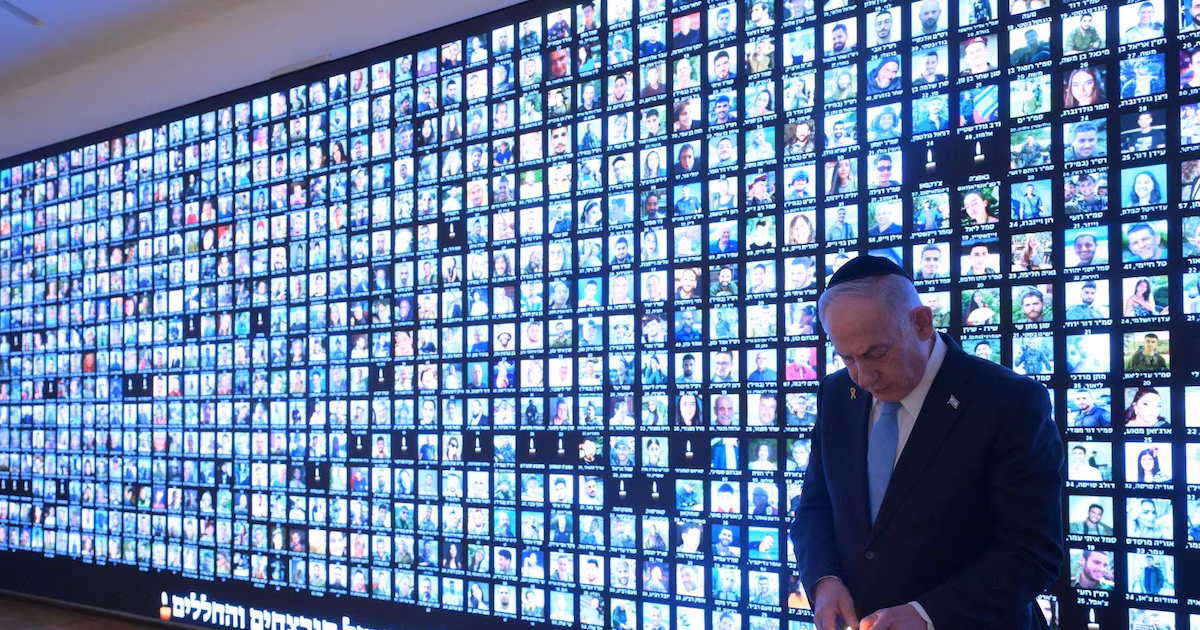 Netanyahu homenajeó a soldados caídos en Gaza y prometió: “Vamos a conseguir todos los objetivos de la guerra”