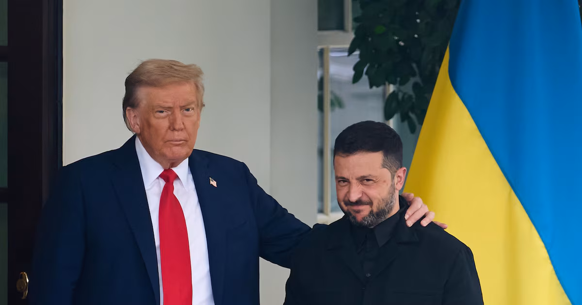 Trump y Zelensky buscan “oportunidades” para fortalecer la defensa aérea de Ucrania