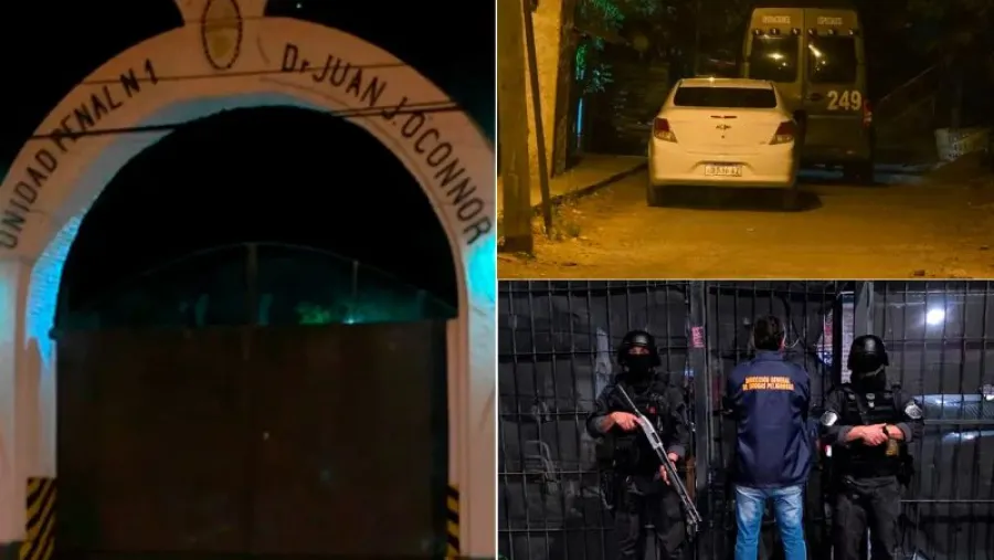 Operativo en Paraná: 23 allanamientos, uno en la Unidad Penal; secuestraron droga y armas, preocupa la seguridad