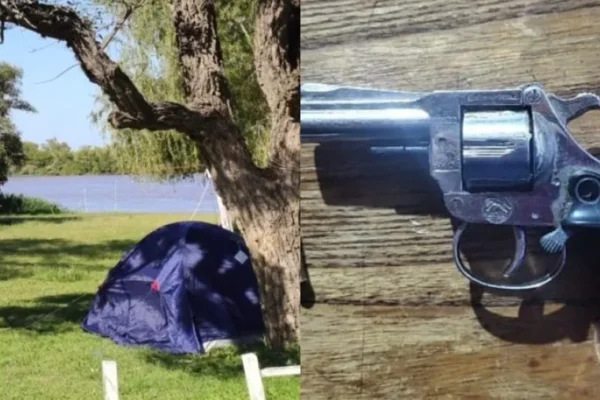 Alarma en Entre Ríos: alumno de 19 años llevó un revólver a un campamento escolar y fue liberado
