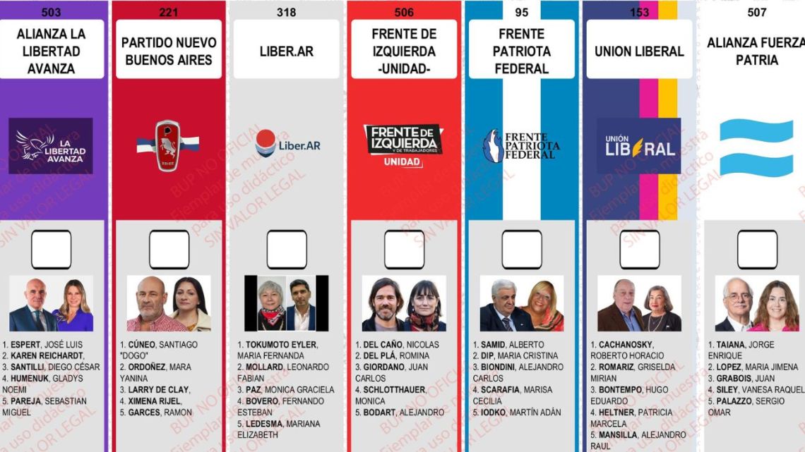 Boletas Únicas de Papel: cómo funcionan colores, orden y listas en Buenos Aires y CABA