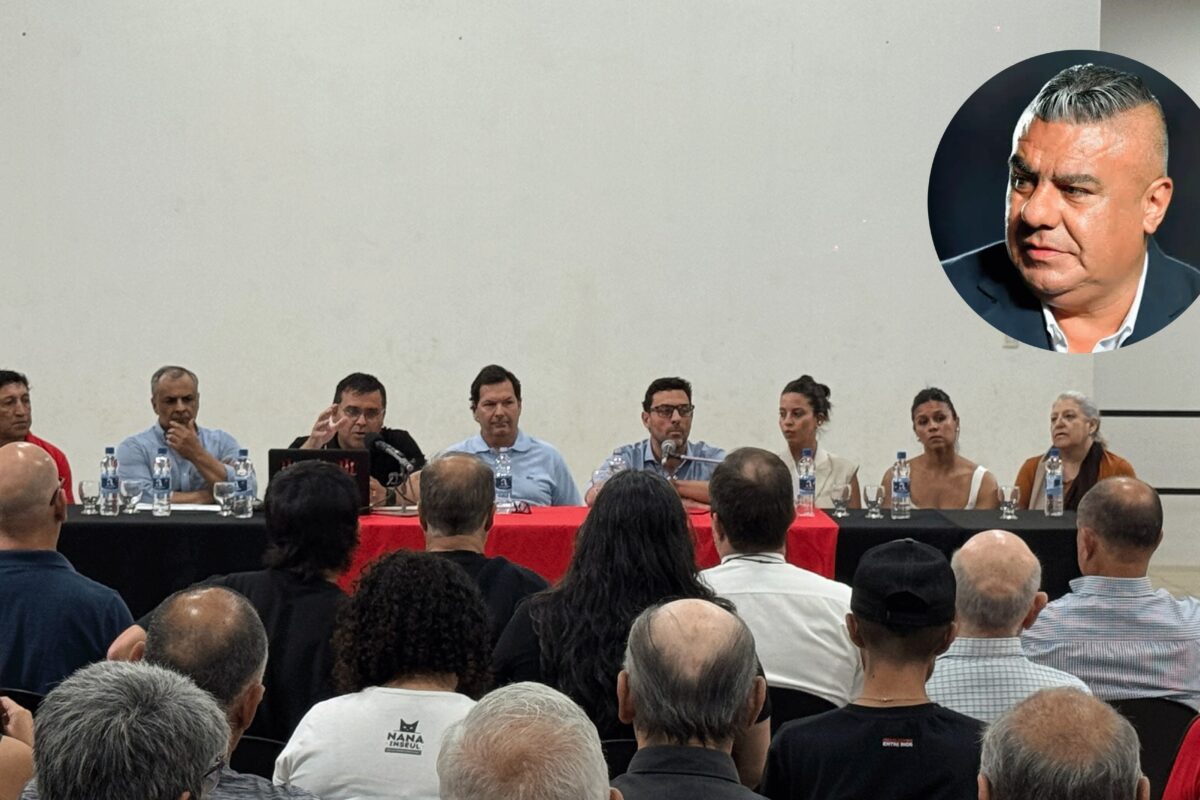 Tras la Asamblea Bruffal ya es presidente de Patronato y recibió el saludo de Chiqui Tapia