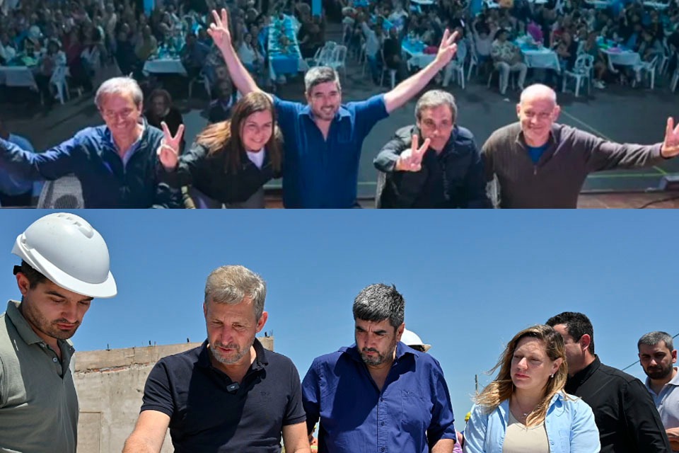 Fuertes mantiene el equilibrio entre apoyar a Bahl y Michel anunciar obras con Frigerio