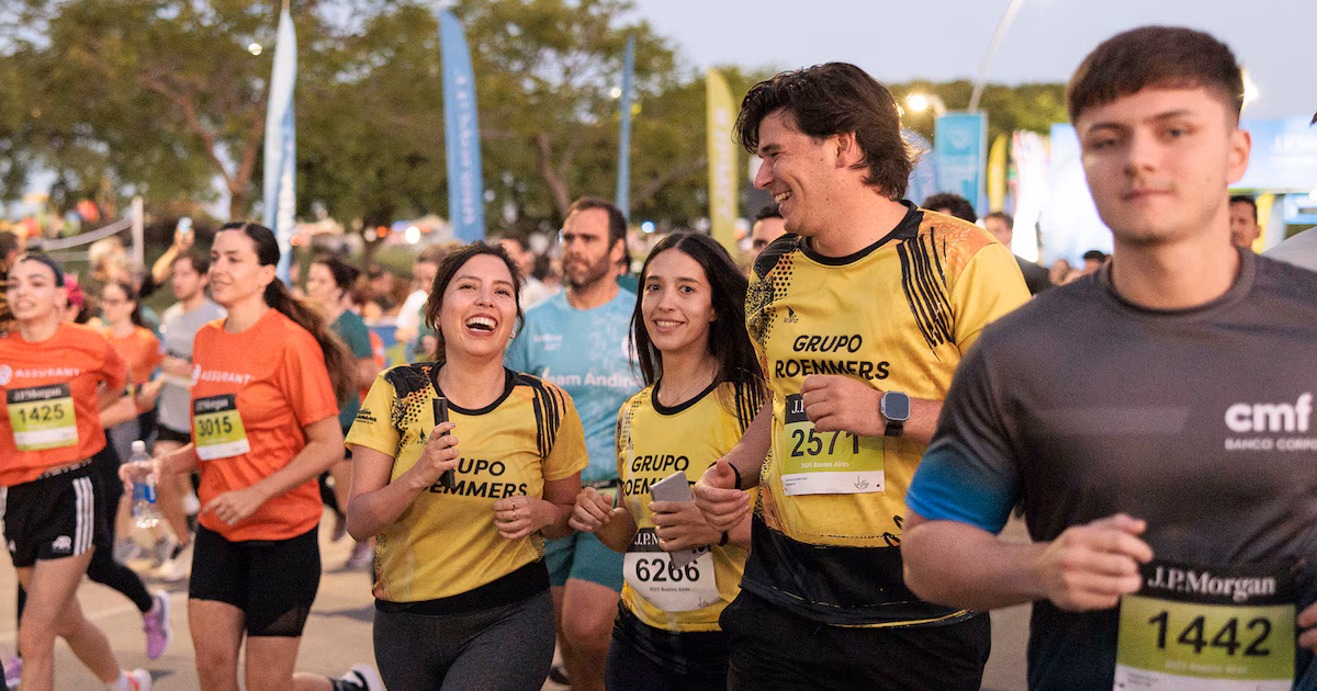 Más de 6.600 corredores participaron en el JP Morgan Corporate Challenge