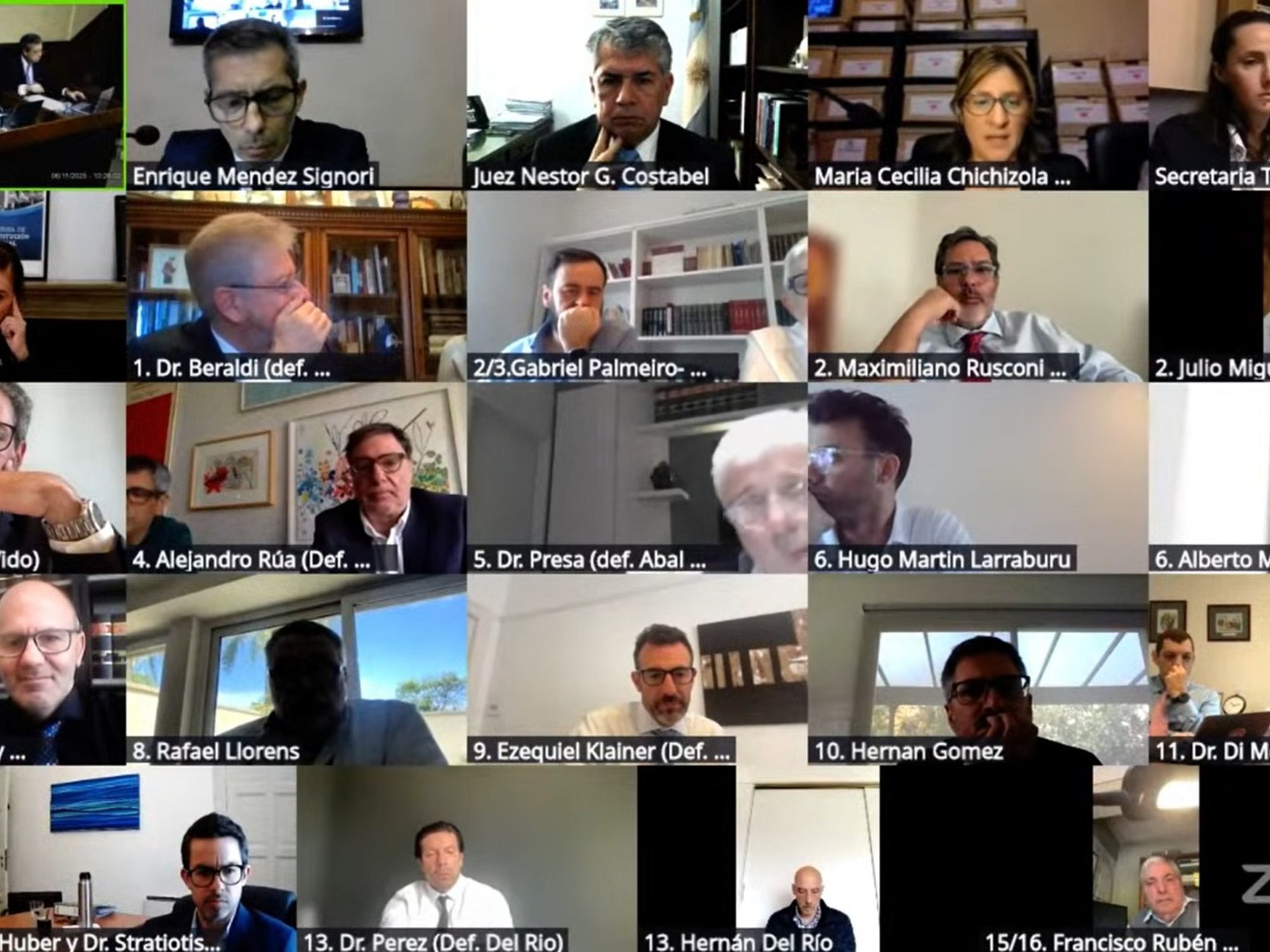 Causa Cuadernos: indignación en la Corte porque el juicio es virtual y más polémica por la suspensión de una audiencia en carnaval