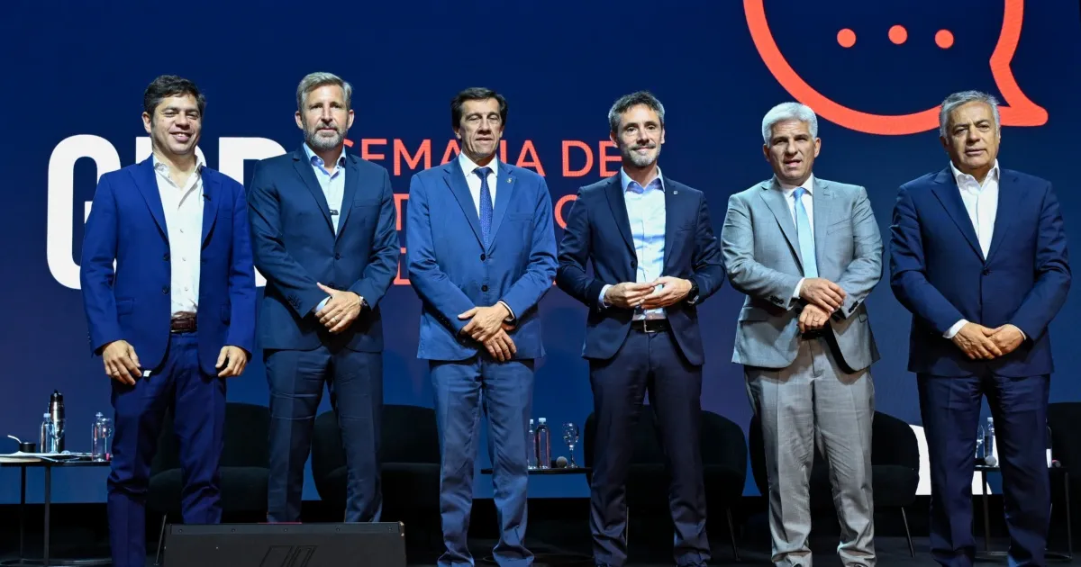 Axel Kicillof disertó junto a gobernadores de buen diálogo con el Gobierno de Javier Milei: el cruce con Alfredo Cornejo