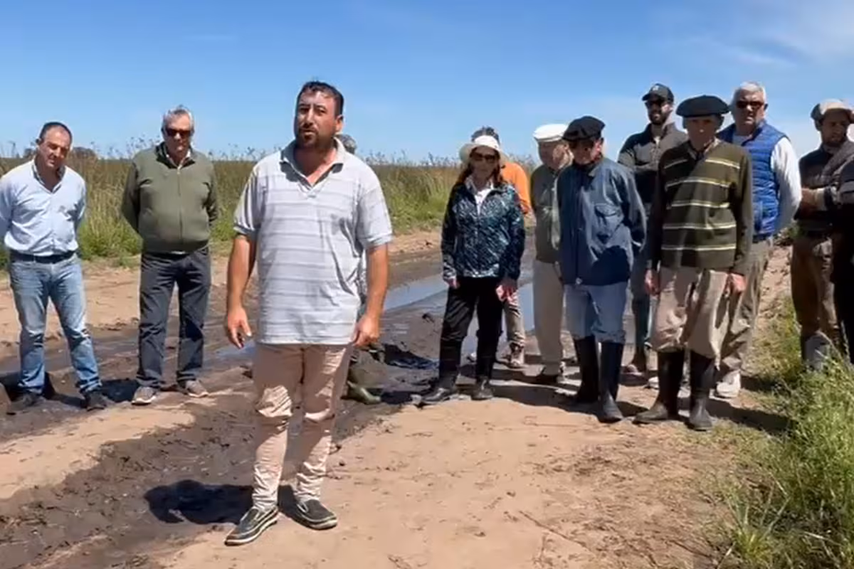 Desesperación en una zona rural por no poder circular