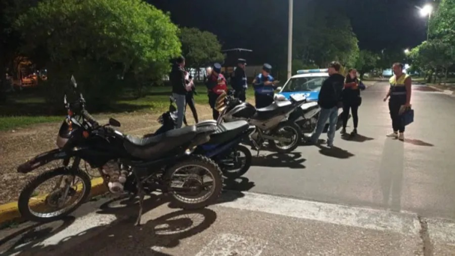Entre Ríos: operativo policial retuvo 125 motos, 13 autos e identificó a 1.036 personas