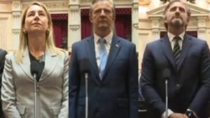 Los juramentos de los nuevos senadores nacionales entrerrianos