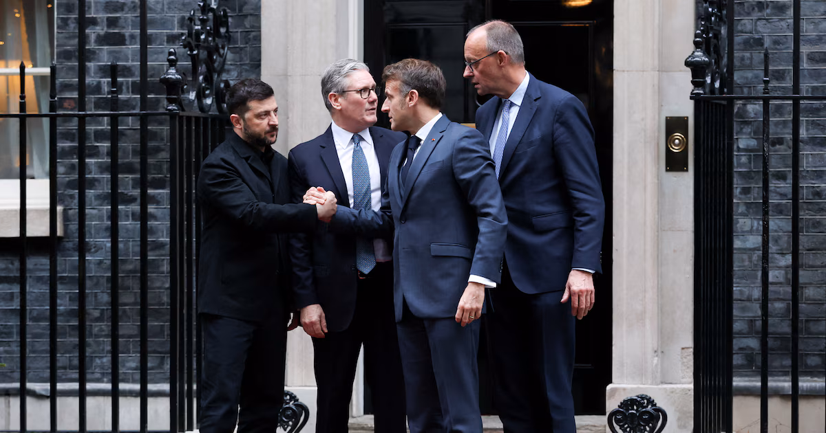 Aliados europeos respaldan a Zelensky en Londres y endurecen la negociación del plan de paz con Rusia