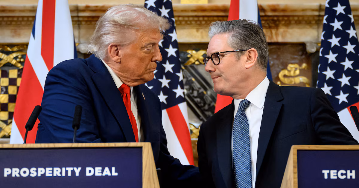 Starmer y Trump acordaron coordinar esfuerzos para un ‘final justo y duradero’ de la guerra en Ucrania