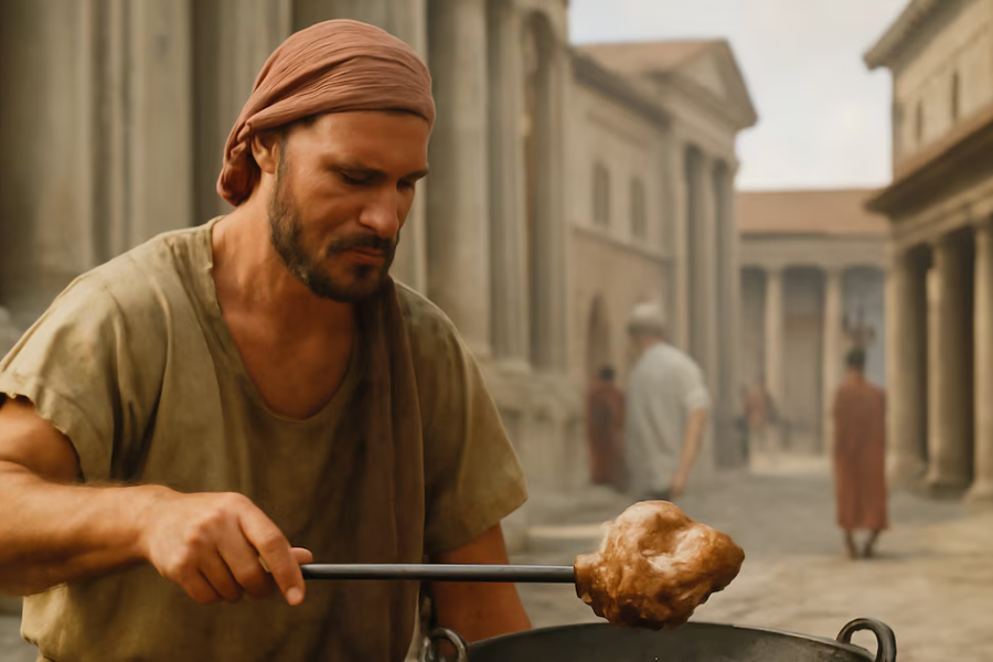En clave política: cómo la comida rápida y los bares urbanos de la antigua Roma moldearon costumbres y poder
