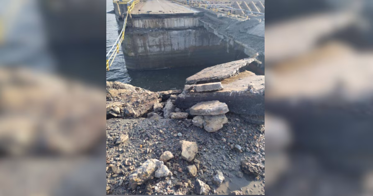 Misil ruso impactó una represa clave en Járkov y cortó una ruta estratégica de Ucrania