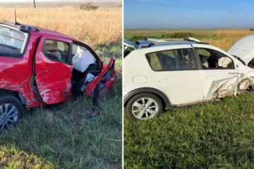 Choque grave en la ruta 11, sur de Entre Ríos: dos mujeres hospitalizadas tras impacto entre auto y camioneta