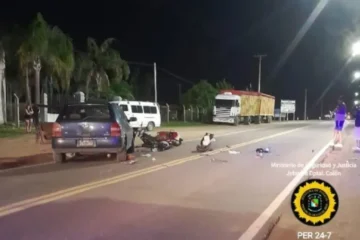 Choque en Colón: joven motociclista de 31 años hospitalizado con lesiones graves, reaviva debate sobre seguridad vial