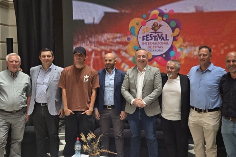Villa María lanzó el Festival de Peñas en la ex Legislatura: el intendente presentó la grilla completa