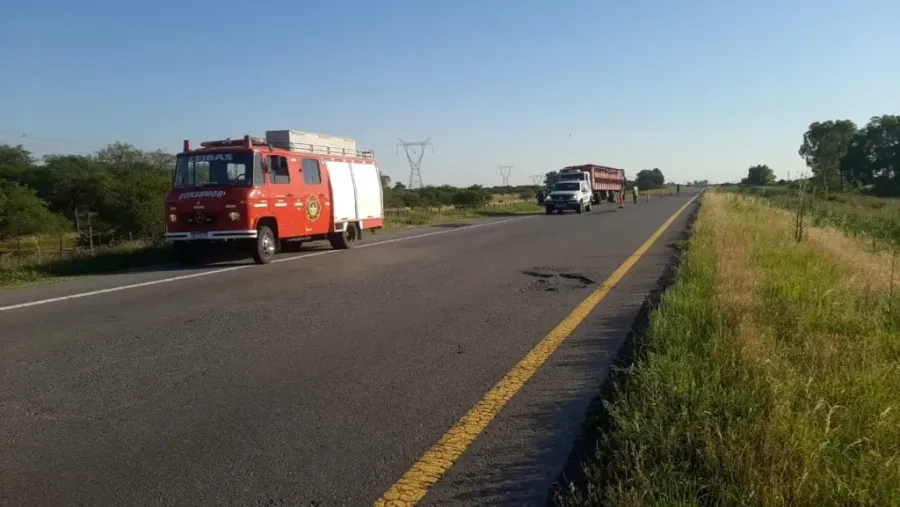 Incidente en Autovía 14: hombre gravemente herido tras ser embestido por un camión en Ceibas