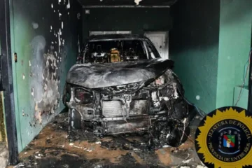 Incendiaron el auto del hijo del diputado Sergio Castrillón en La Paz: investigan ataque intencional