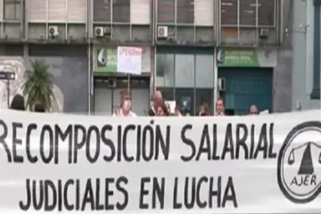 Empleados judiciales pararán este viernes por tercera vez en diciembre y reclaman recomposición salarial
