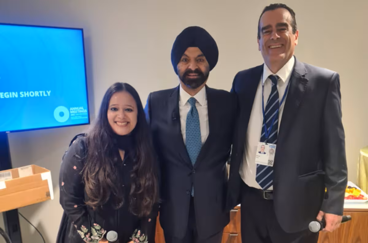 El productor argentino conmovió al presidente del Banco Mundial con un emotivo mensaje