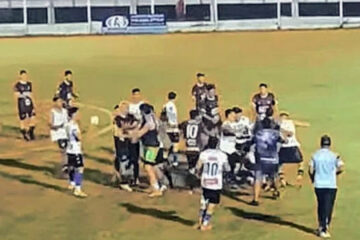 La violencia estalla tras el partido entre Gimnasia y Lanús