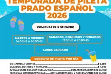  Arranca la Temporada de Pileta Prado Español 2026