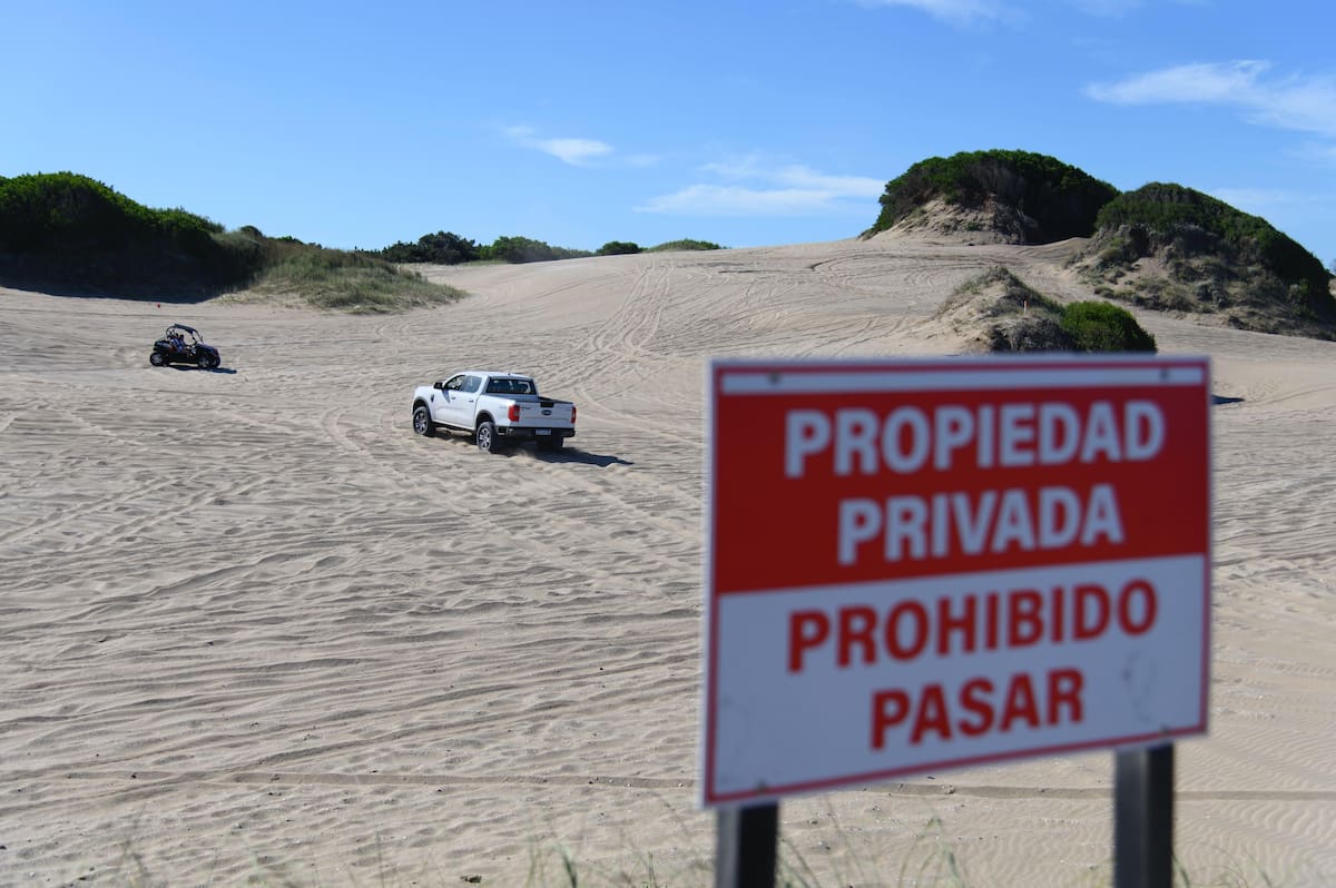 Zona de picadas y accidentes. Quiénes son los empresarios detrás de las tierras privadas de La Frontera de Pinamar