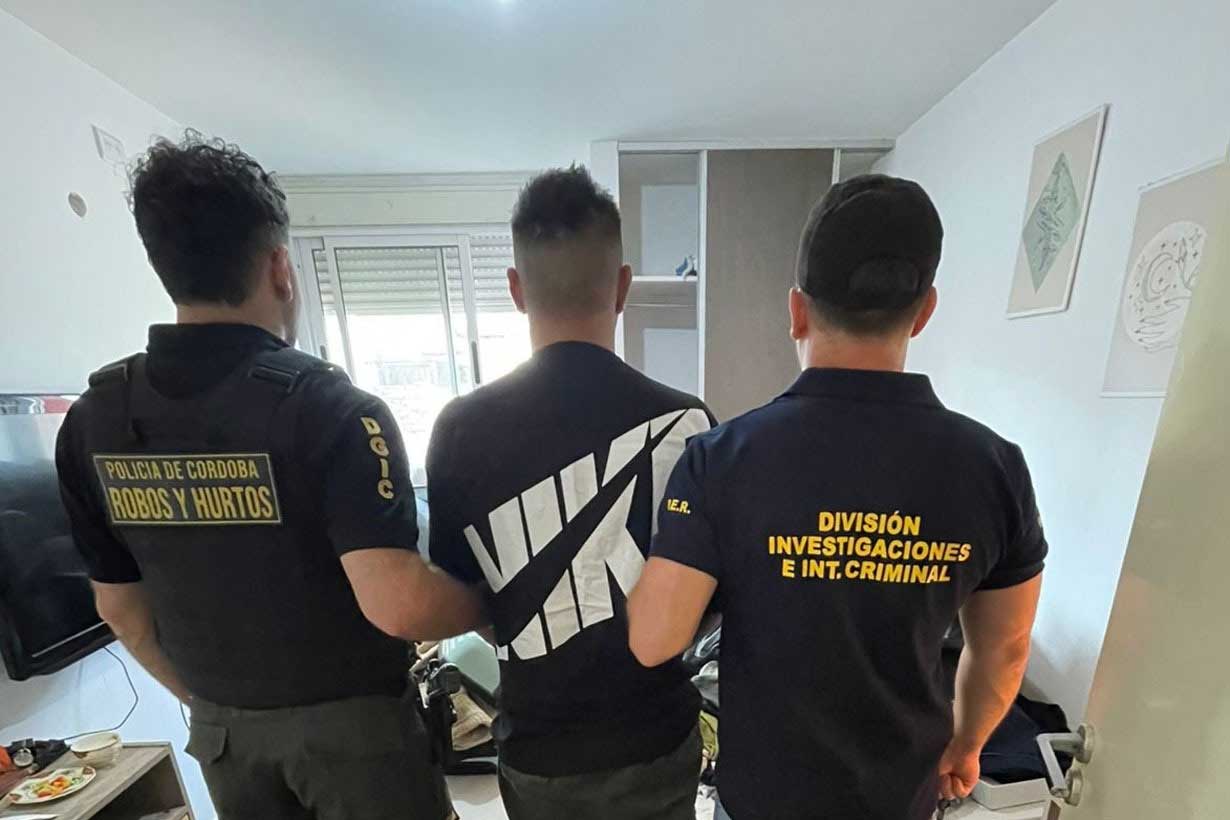 Desmantelan red delictiva dedicada al robo con inhibidores entre Colón y Córdoba, resultando en tres arrestos