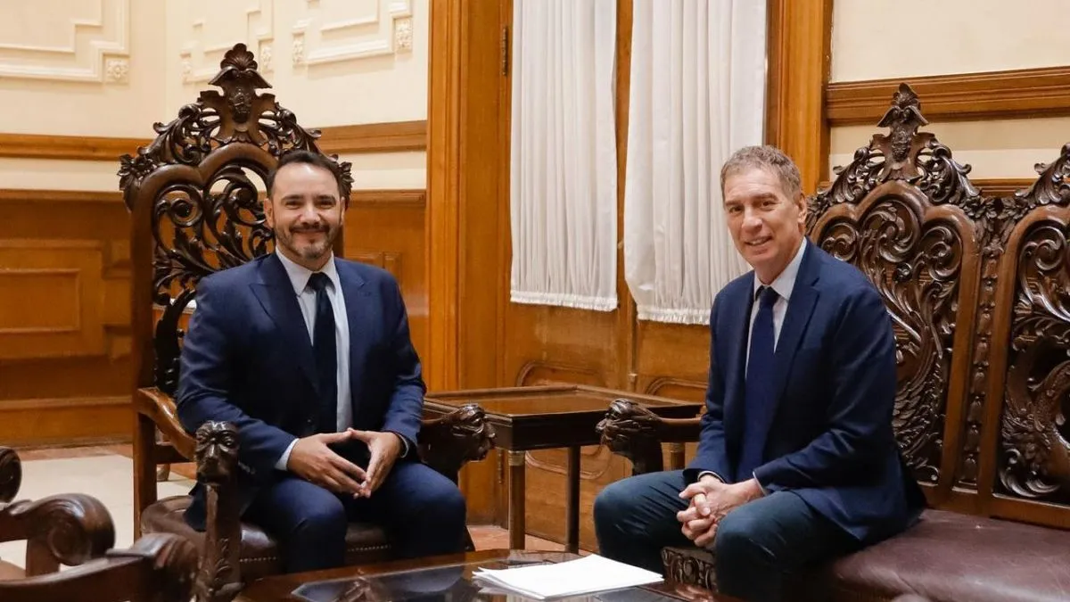 Juan Pablo Valdés recibió a Diego Santilli en Corrientes y le abrió la puerta a la reforma laboral