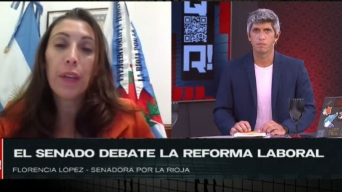 Florencia López denunció en “QR!” que “peronistas resentidos” apoyarán la reforma laboral