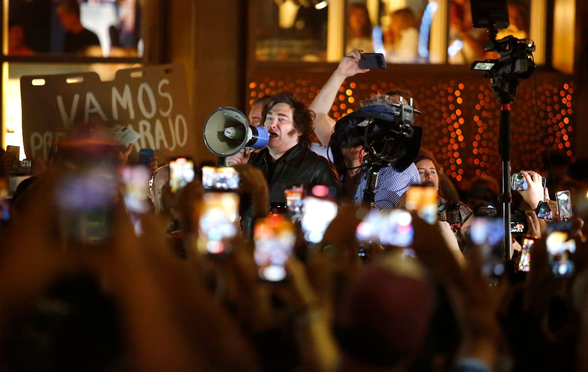 De campaña. Milei suma viajes al interior, pero mantiene el “pacto de no agresión” con gobernadores dialoguistas